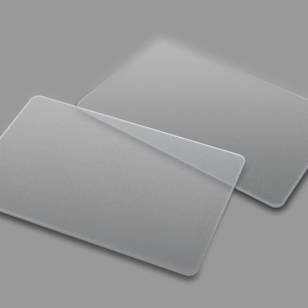 Clear plain Plastic PVC Card – Complete Identity Solutions