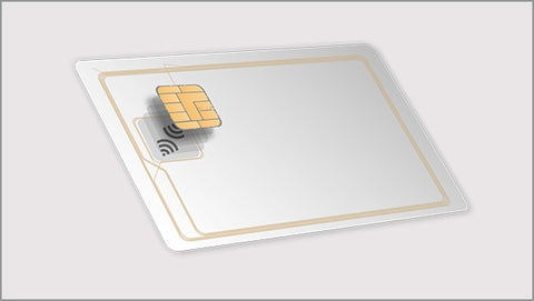 Infineon Dual Interface card CR80 With Contact Contactless chip