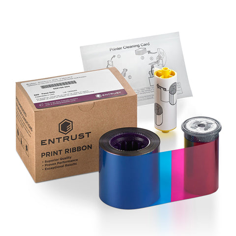 Entrust 525100-004-S100 YMCKT Color Ribbon Kit