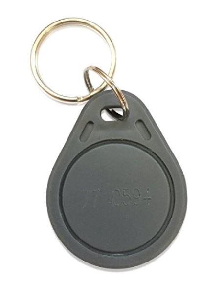 RFID EM Key Tag, Keyfob Gray – Complete Identity Solutions