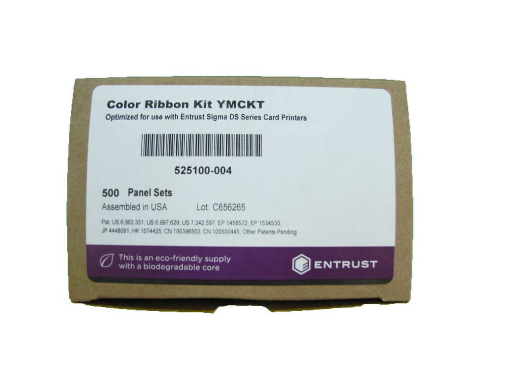 Entrust 525100-004-S100 YMCKT Color Ribbon Kit – Complete Identity ...
