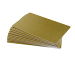Metallic Gold, Blank Plastic pvc Cards, CR80
